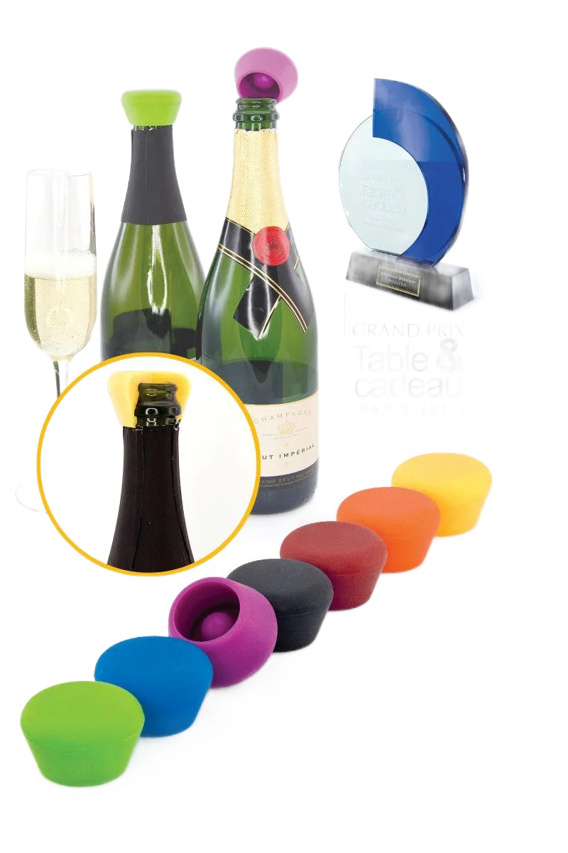 PULLTEX, Silicone champagne stoppers 2-pack