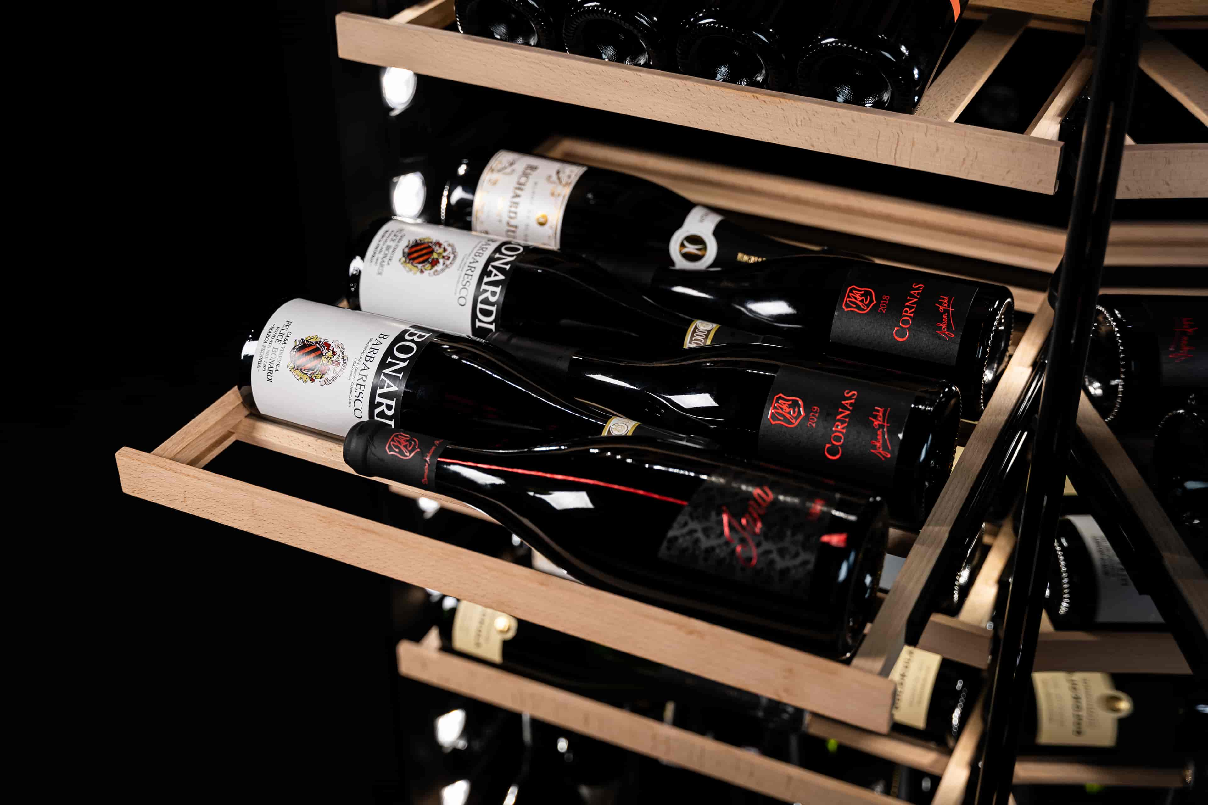 Vigneron trähylla, Label-view, VKI180 / VKB180