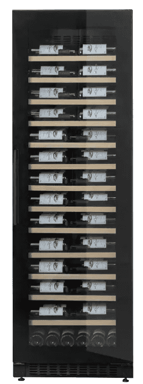 Mquvée, Vinlagringsskåp - Velvet 125 Glass Premium "Rail" Package
