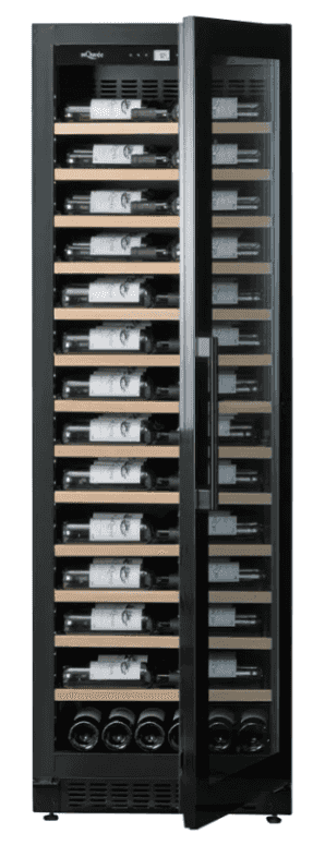 Mquvée, Vinlagringsskåp - Velvet 125 Glass Premium "Rail" Package