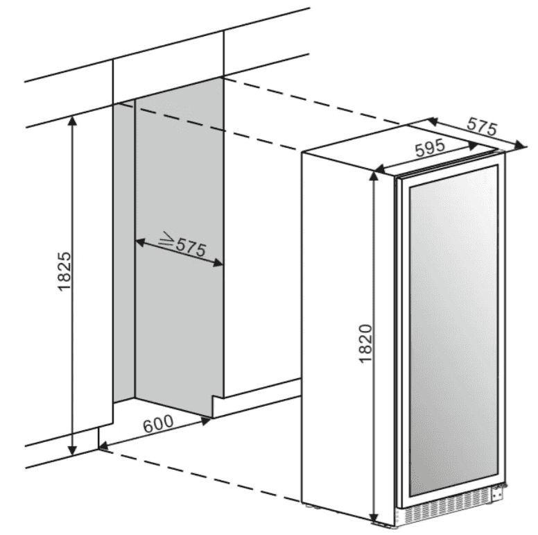 mQuvée Vinlagringsskåp - Velvet 125 Glass Premium Package