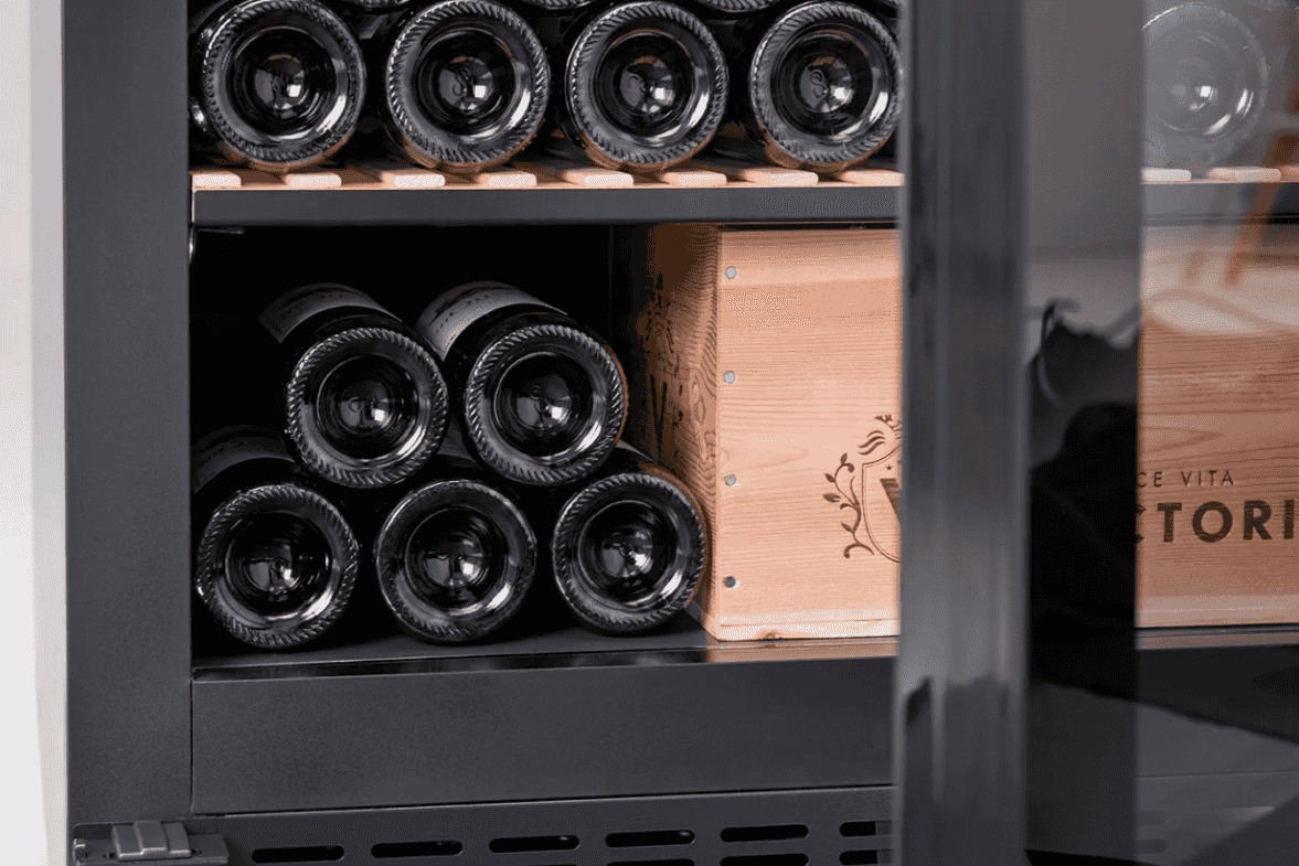 mQuvée Vinlagringsskåp - Velvet 170 Solid Premium Package