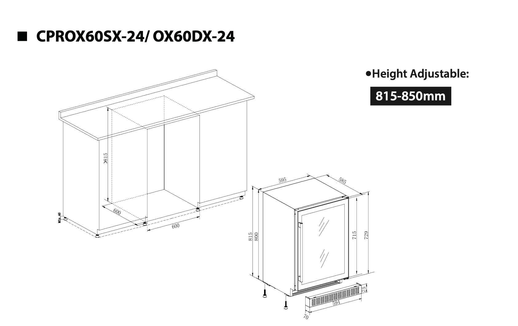 Temptech Copenhagen CPROX60SX-24 vinkyl