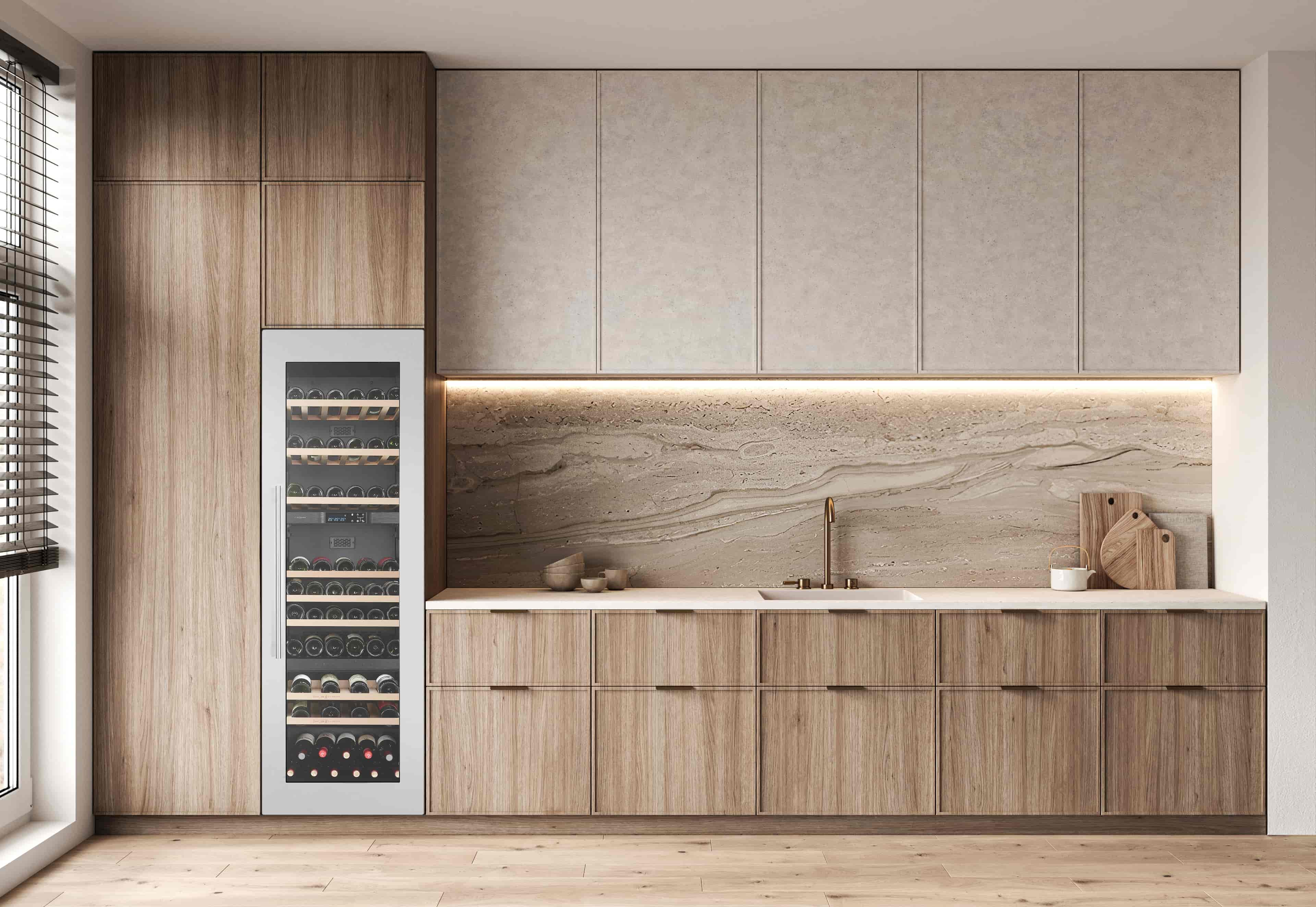 Kitchen Built-in 180, Trippelzon, Rostfri