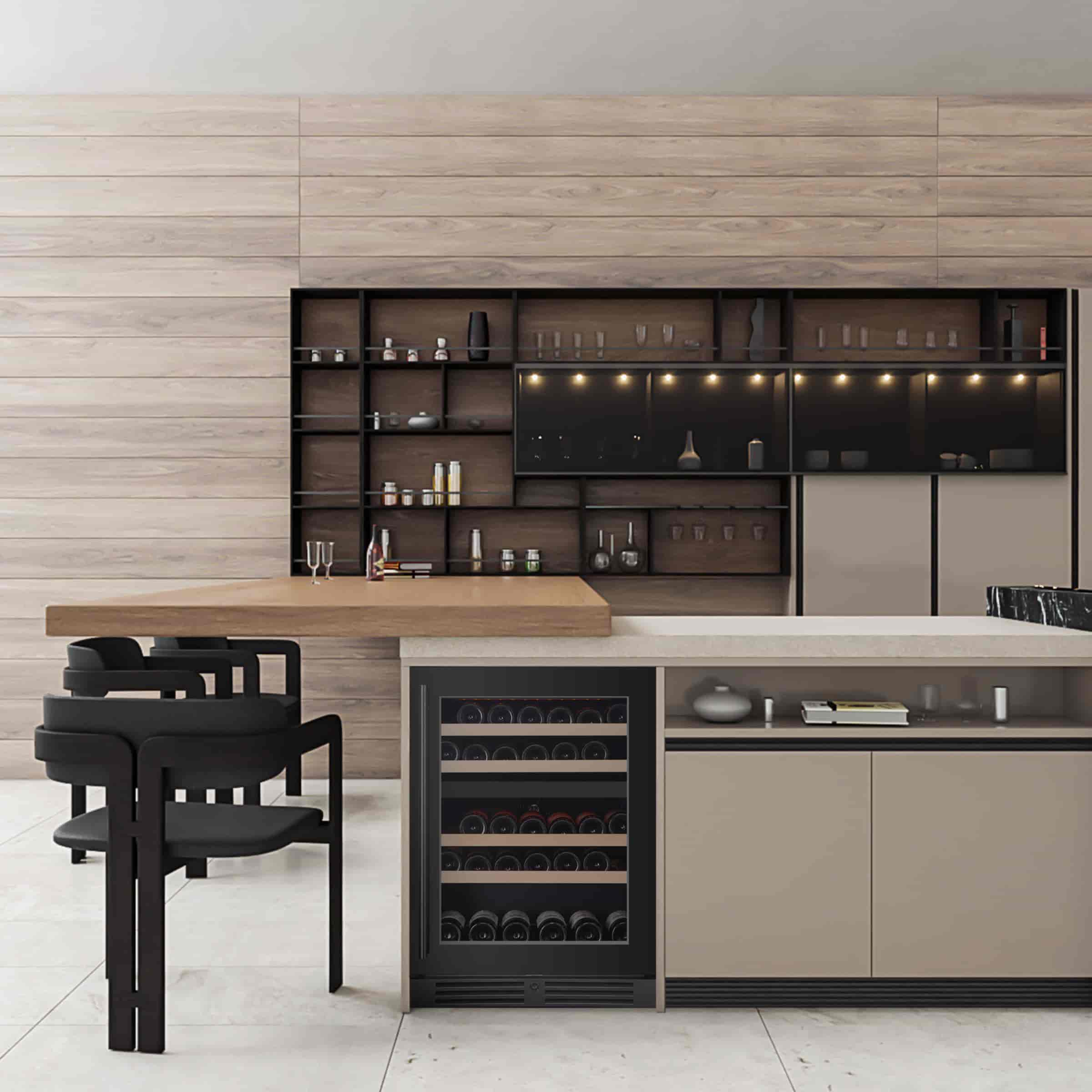 Kitchen Collection 60, Dubbelzon, Svart