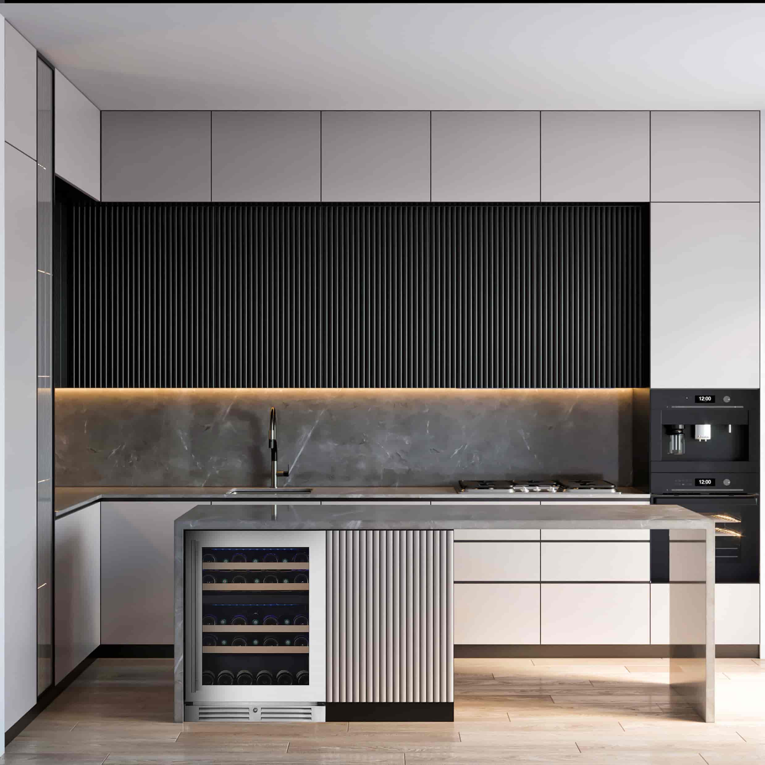 Kitchen Collection 60, Dubbelzon, Rostfri