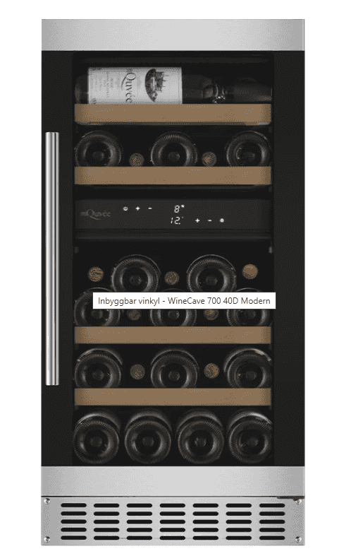 mQuvée vinkyl, WineCave 700 40D Modern