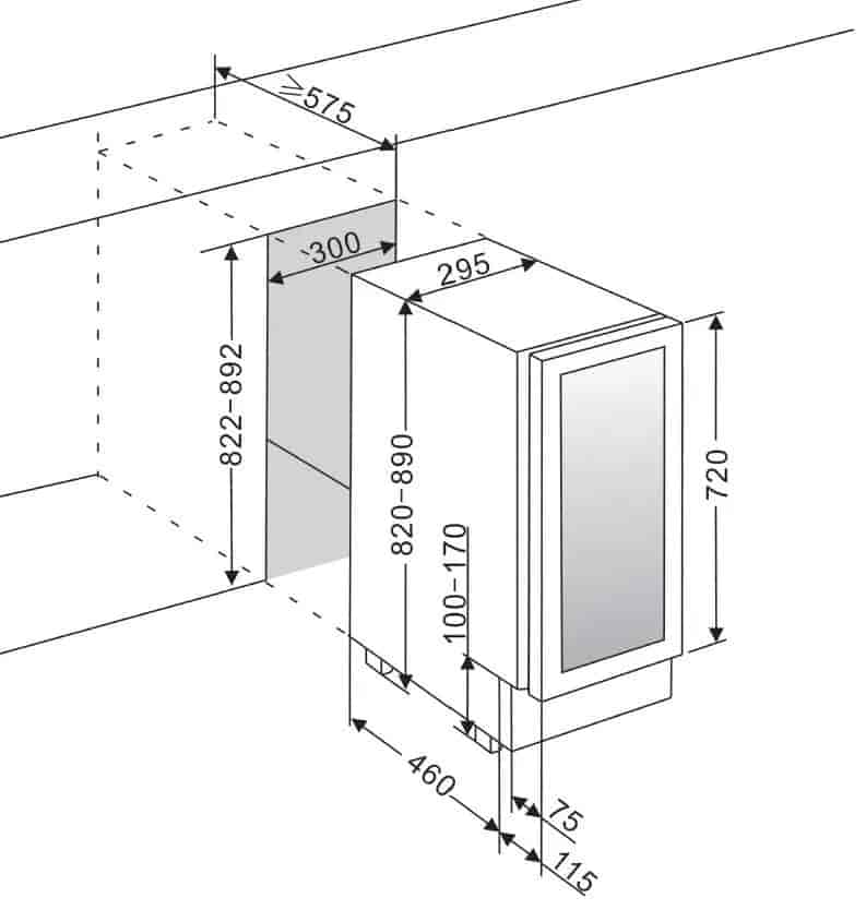 mQuvée vinkyl, WineCave 720 30D Vit