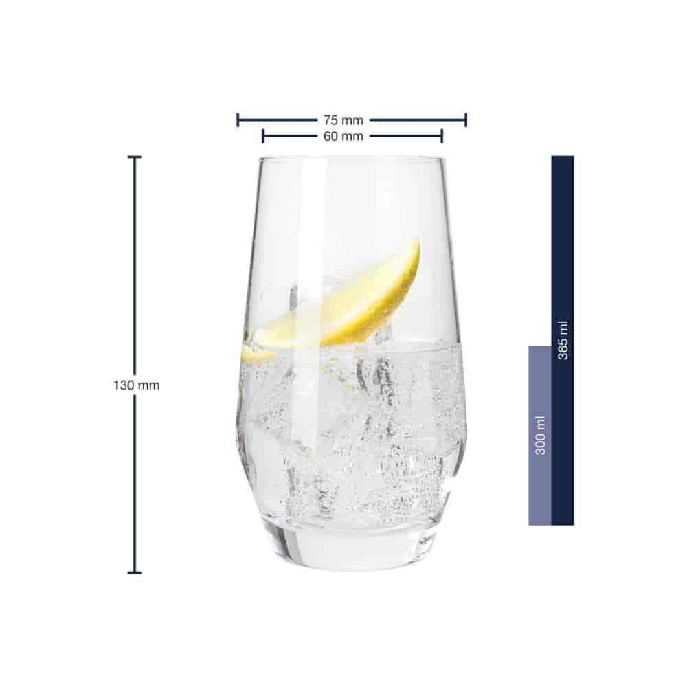 LD Tumblerglas 365ml Puccini 6-pack