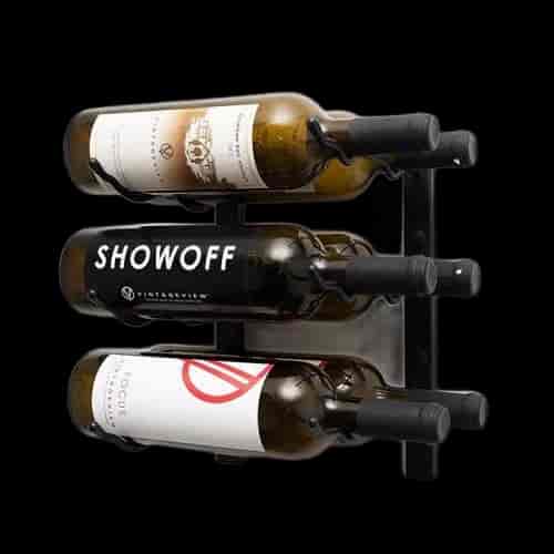 VintageView Wine Rack WS12-K 3x2 svart