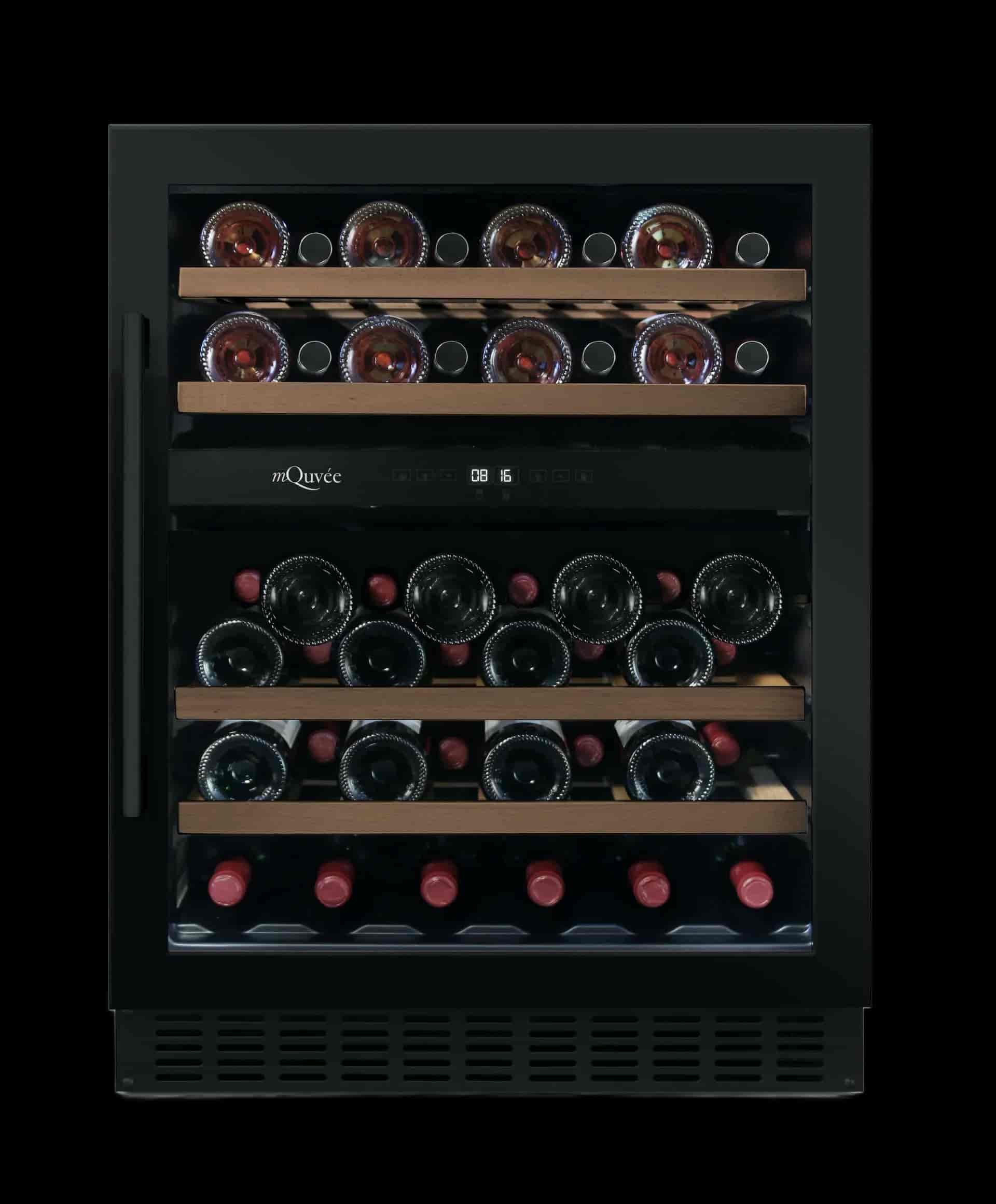 mQuvée vinkyl, WineCave 700 60D Anthracite svart