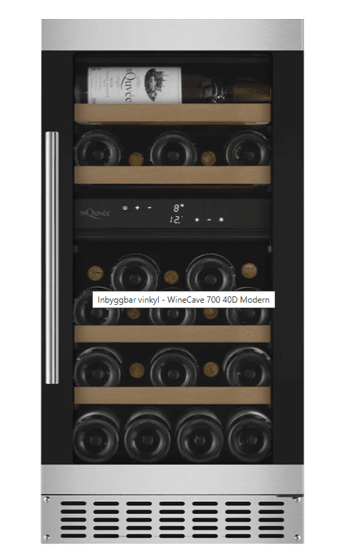 mQuvée vinkyl, WineCave 700 40D Modern