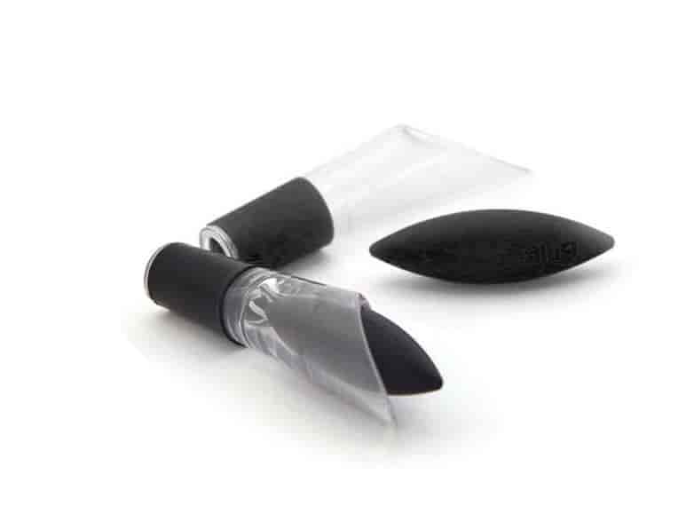 PULLTEX, Uranus silicone wine stopper & droppkork svart PULLTEX, Uranus silicone wine stopper & droppkork svart