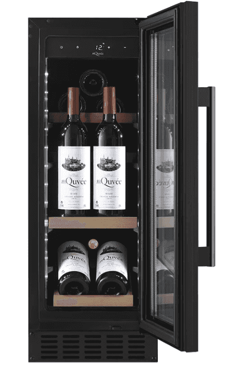mQuvée, Inbyggbar vinkyl - WineCave 700 30S Anthracite Black mQuvée, Inbyggbar vinkyl - WineCave 700 30S Anthracite Black