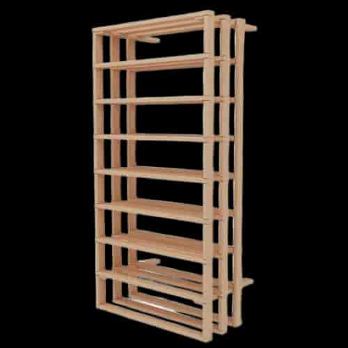BURGUNDY 32 - 8 Shelves BURGUNDY 32 - 8 Shelves