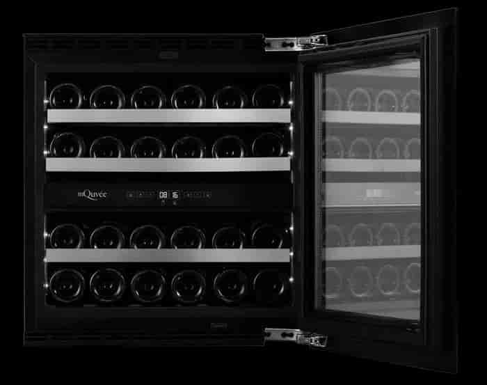 mQuvée WineKeeper Exclusive 25D Fullglass Black Push-Pull mQuvée WineKeeper Exclusive 25D Fullglass Black Push-Pull
