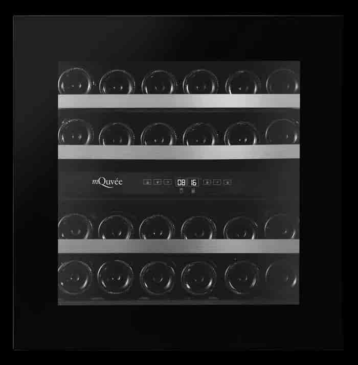 mQuvée WineKeeper Exclusive 25D Fullglass Black Push-Pull mQuvée WineKeeper Exclusive 25D Fullglass Black Push-Pull